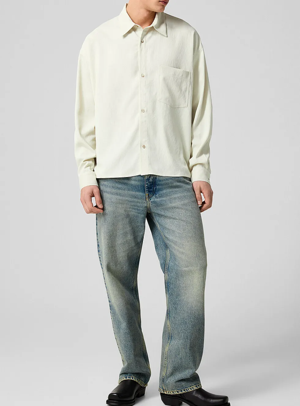 Steve faded straight-leg jean