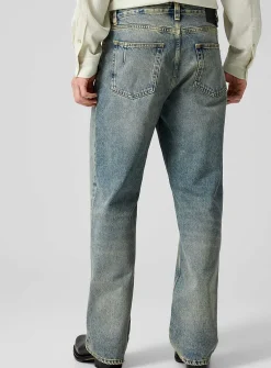 Steve faded straight-leg jean