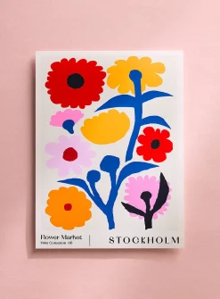 Stockholm Flower Market art print