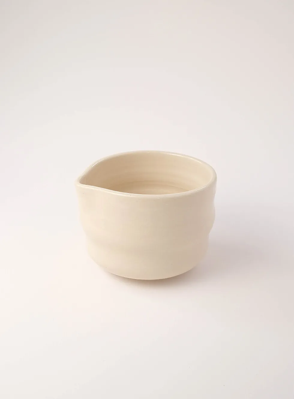 Stoneware matcha bowl