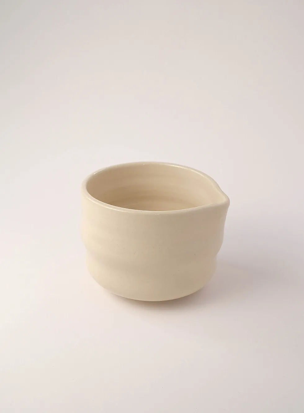 Stoneware matcha bowl