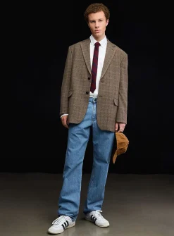 Stonewashed dad jean
