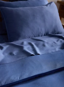Stonewashed lyocell duvet cover set