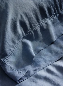 Stonewashed lyocell pillowcases