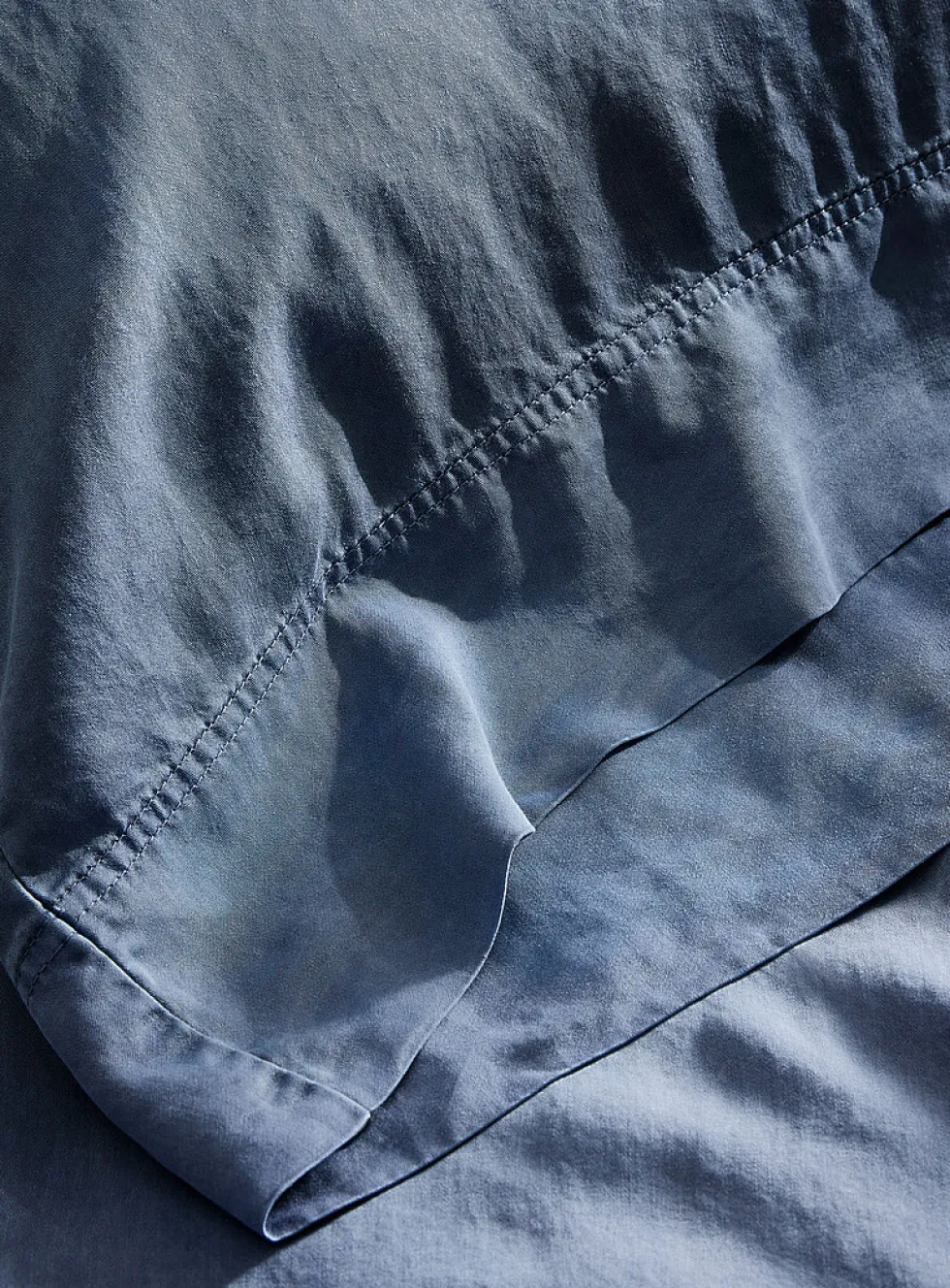 Stonewashed lyocell pillowcases