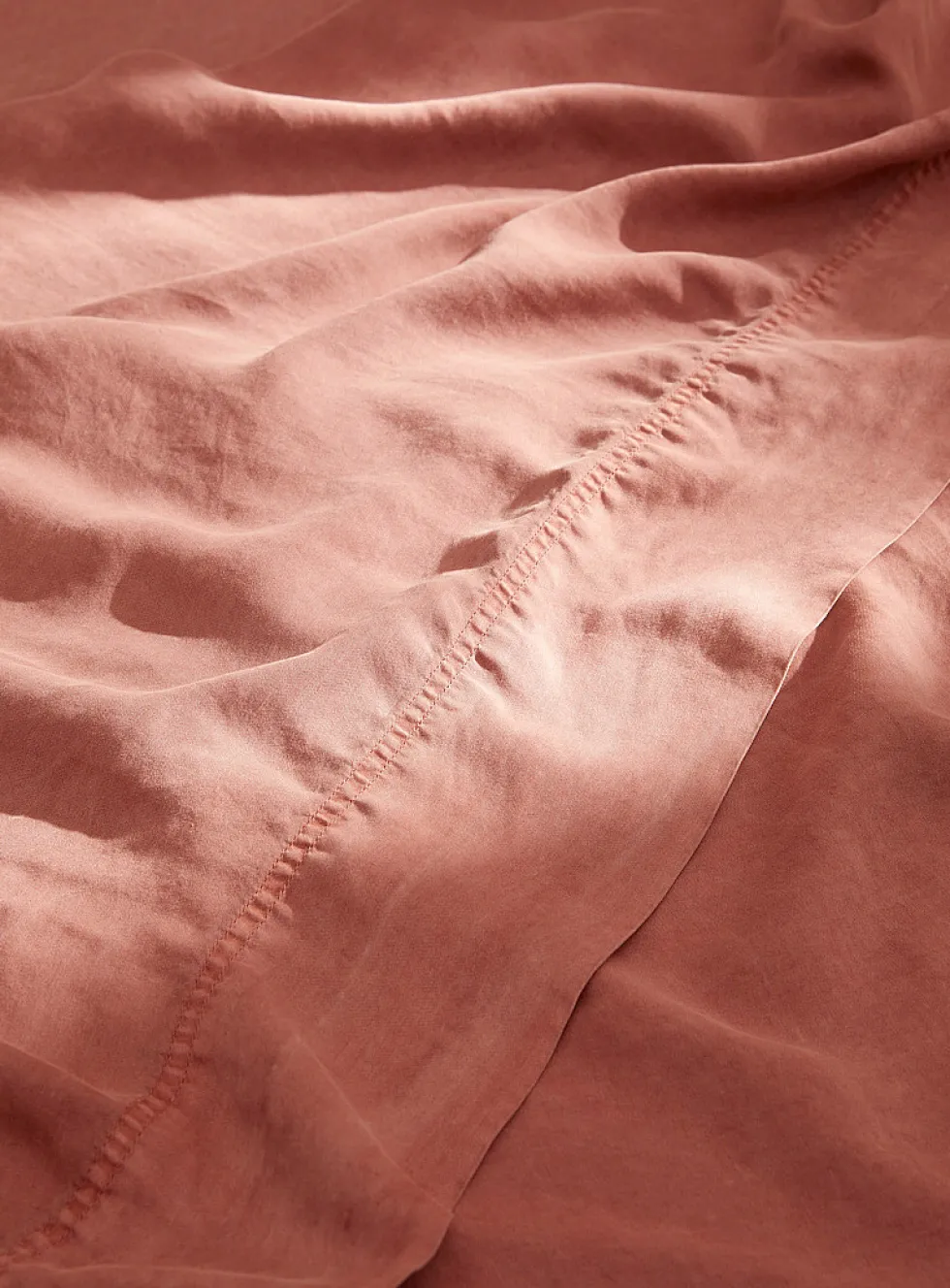 Stonewashed lyocell sheet set