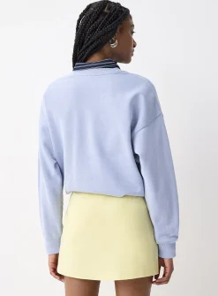 Straight dressy miniskirt