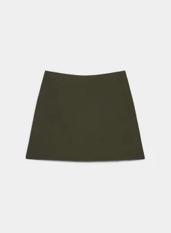 Straight dressy miniskirt