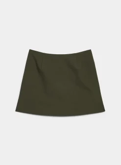 Straight dressy miniskirt