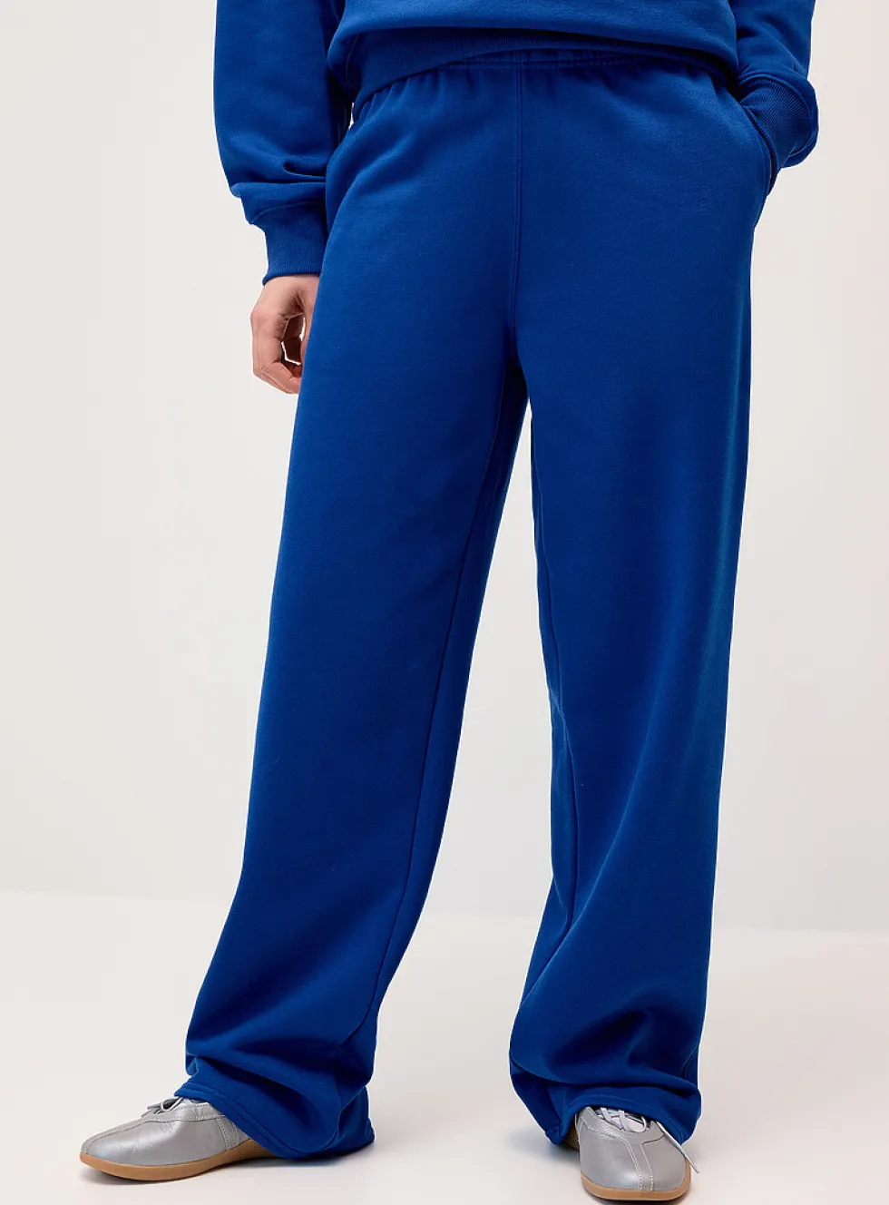 Straight-leg fleece pant
