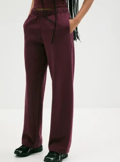 Straight-leg fleece pant