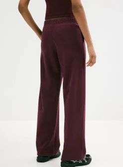 Straight-leg fleece pant