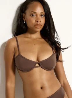 Straight-neckline charm balconette