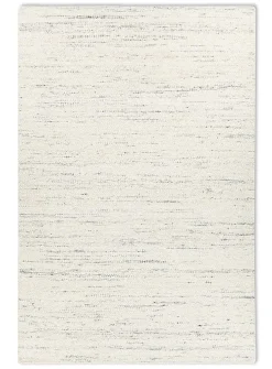 Strata grey striations pure wool rug