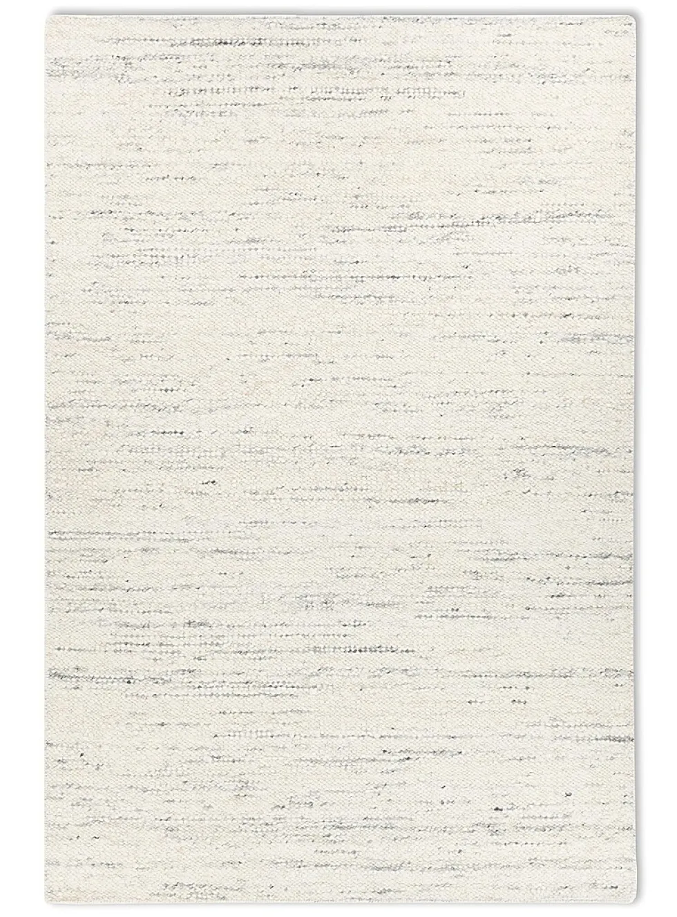 Strata grey striations pure wool rug