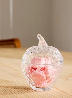 Strawberry small lidded bowl