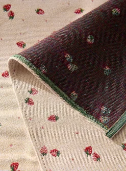 Strawberry tapestry placemats