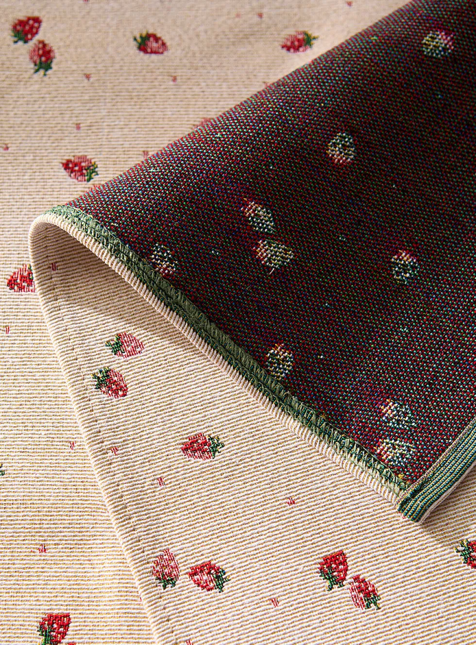 Strawberry tapestry placemats