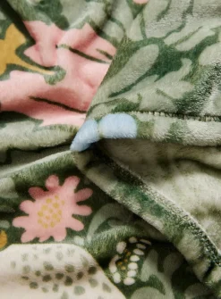 Strawberry thief soft plush throw