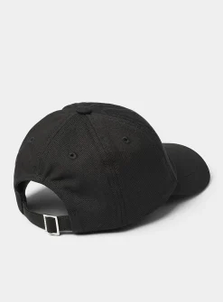 Streamlined logo cap