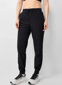 Stretch canvas joggers
