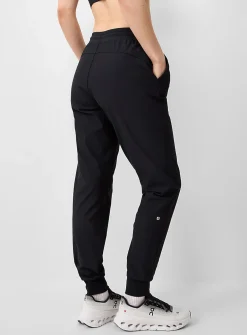 Stretch canvas joggers