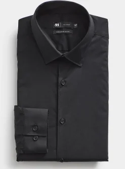 Stretch cotton shirt