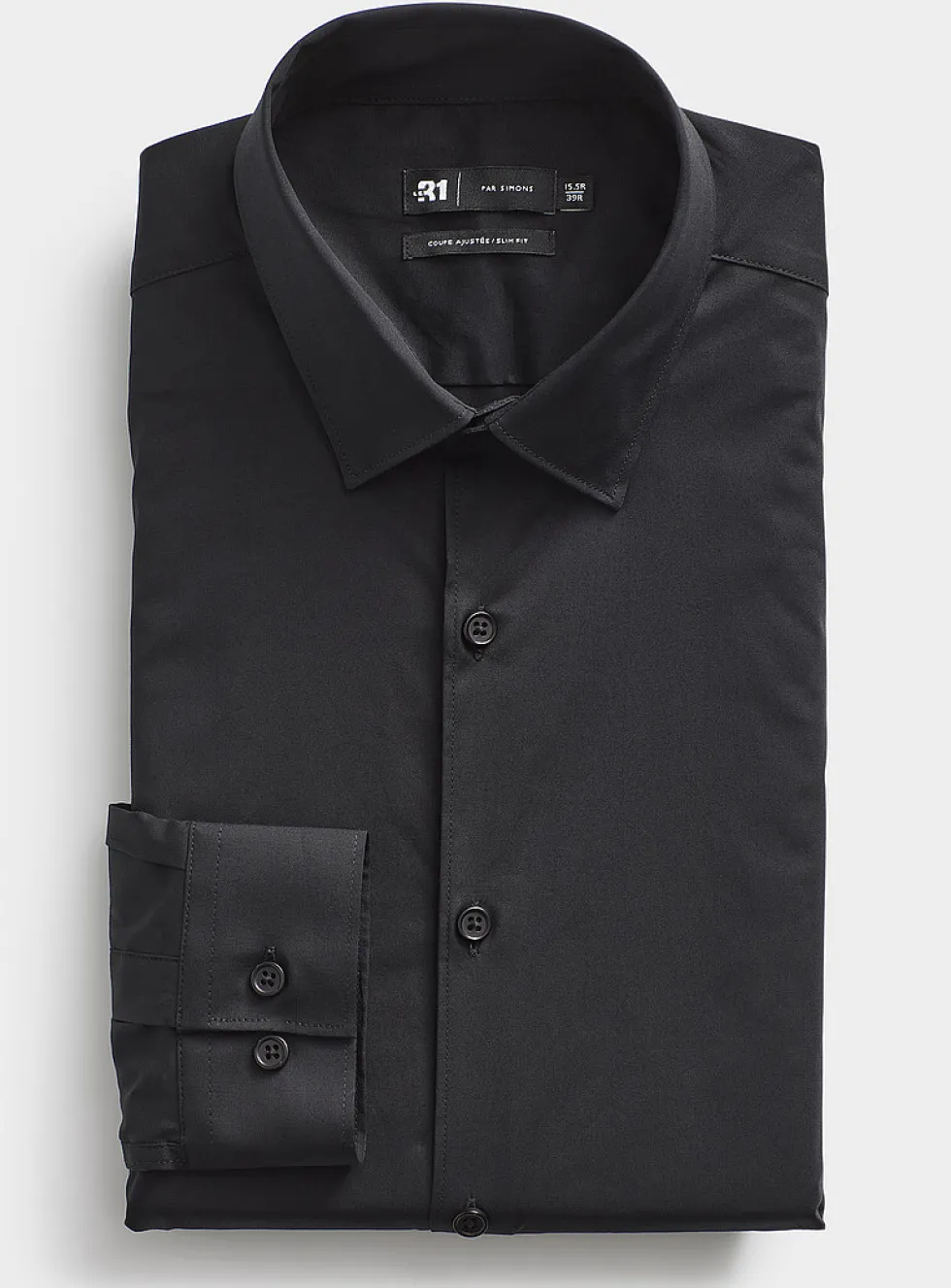 Stretch cotton shirt