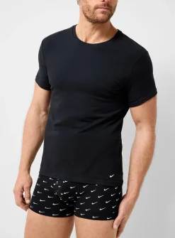 Stretch crew neck undershirts