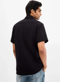 Stretch knit shirt