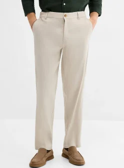 Stretch linen pant