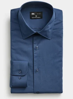 Stretch organic cotton shirt