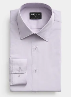 Stretch organic cotton shirt