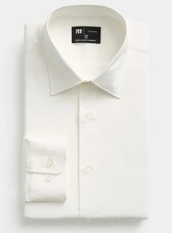 Stretch organic cotton shirt