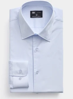 Stretch organic cotton shirt