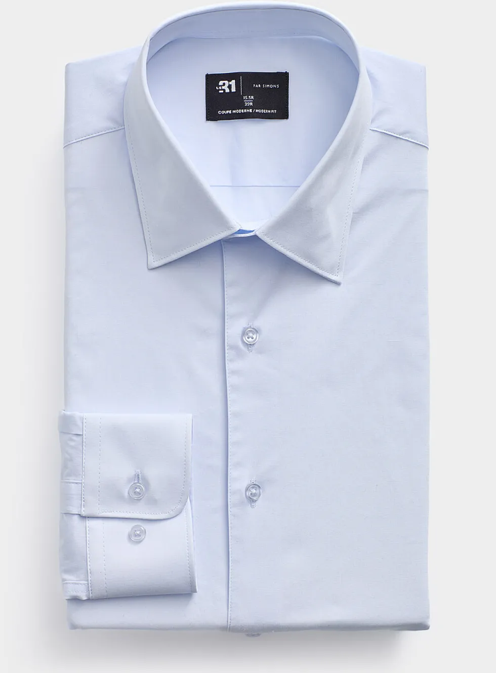 Stretch organic cotton shirt