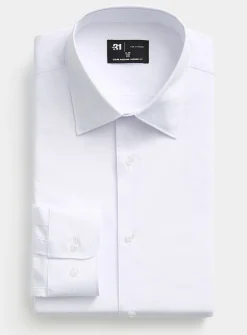 Stretch organic cotton shirt
