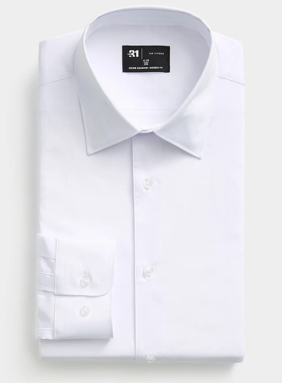 Stretch organic cotton shirt