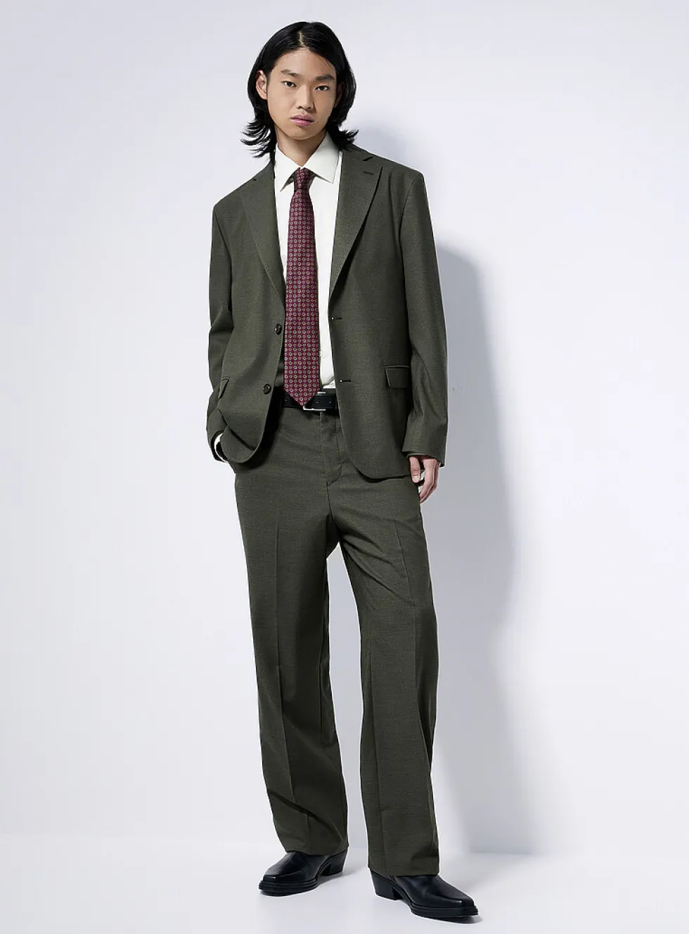Stretch piqué jacket