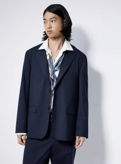 Stretch piqué jacket