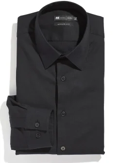 Stretch piqué performance shirt