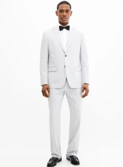 Stretch piqué suit