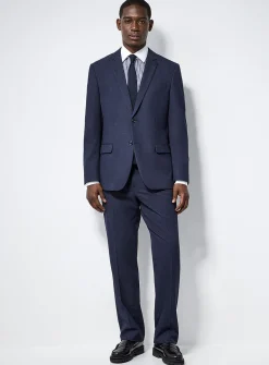 Stretch piqué suit