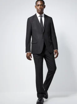 Stretch piqué suit