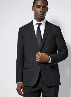 Stretch piqué suit