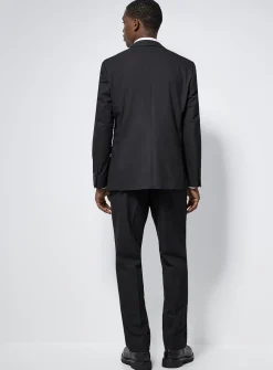 Stretch piqué suit