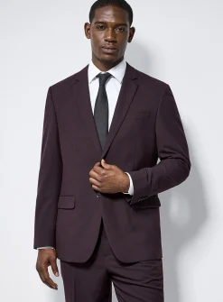 Stretch piqué suit