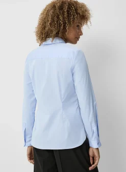 Stretch poplin shirt