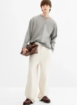 Stretch recycled cotton chinos