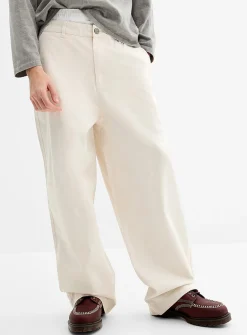 Stretch recycled cotton chinos